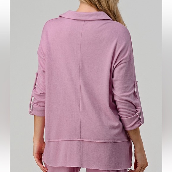 25 Rolled Up Pocket Sweater Shirts and Pants Set - Picture 5 of 5